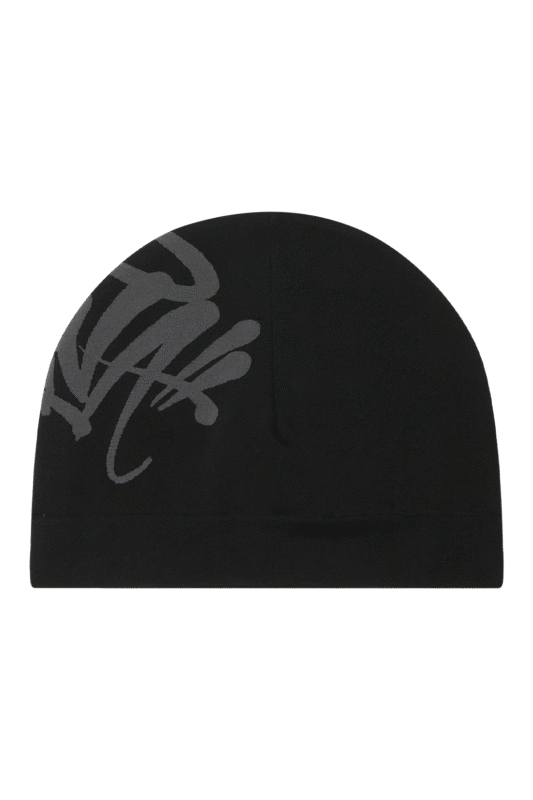 syna black skull hat