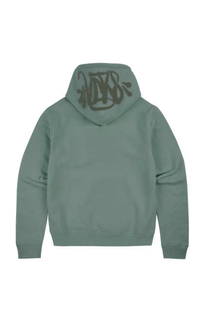 Syna og hoodie sage green